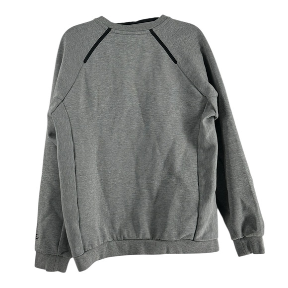 Nike Tech Pack Quilted Crewneck Sweatshirt in grey athletic academic sz M - Picture 8 of 9
